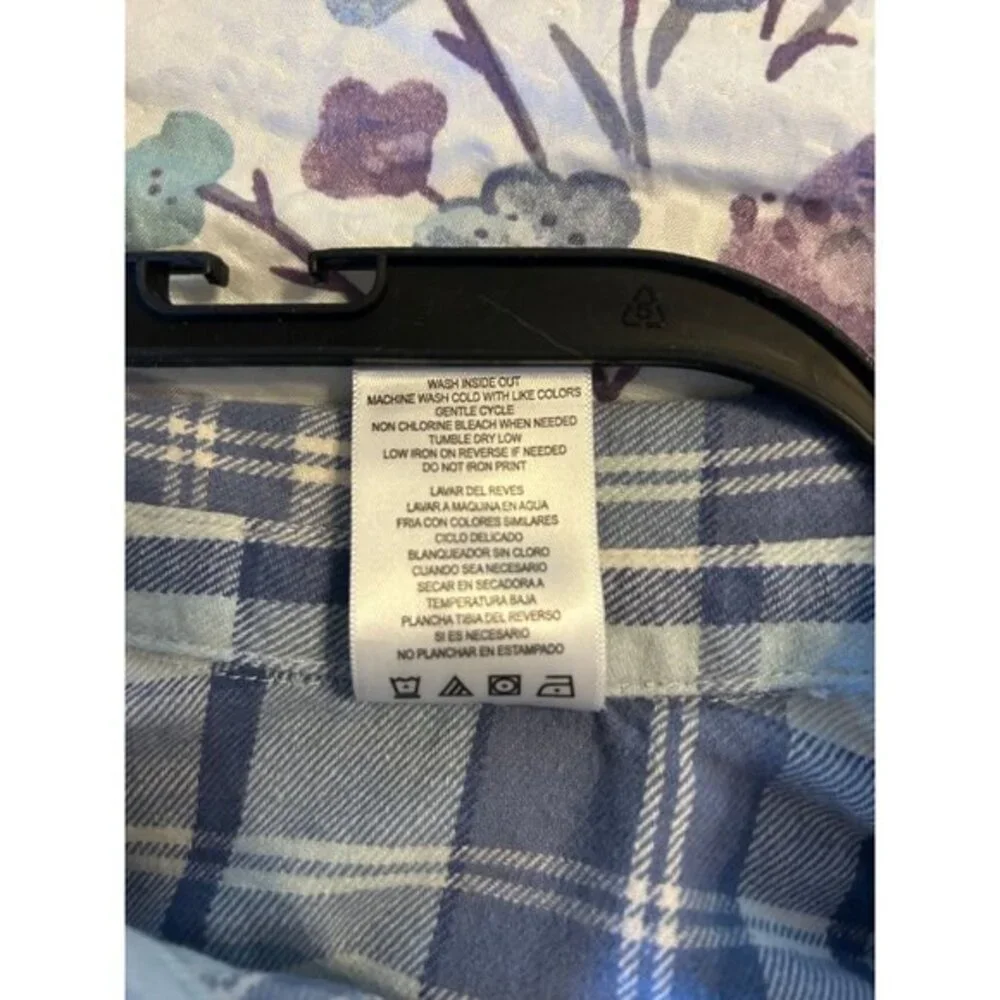 NWT Kids Bluey Long Sleeved Collared Button Down Flannel Shirt Size 12 Months - Picture 5 of 5